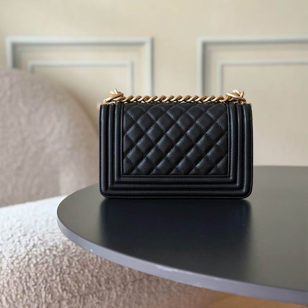 Ch**el Small BOY Ch**el Handbag(HIGH-END GRADE)