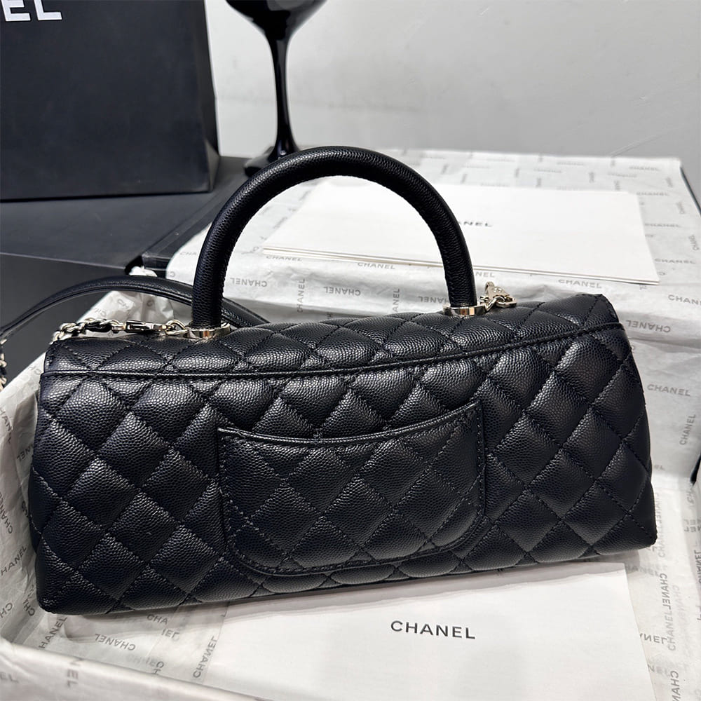 Ch**el Coco Handle Maxi Top Handle Flap Bag(HIGH-END GRADE)