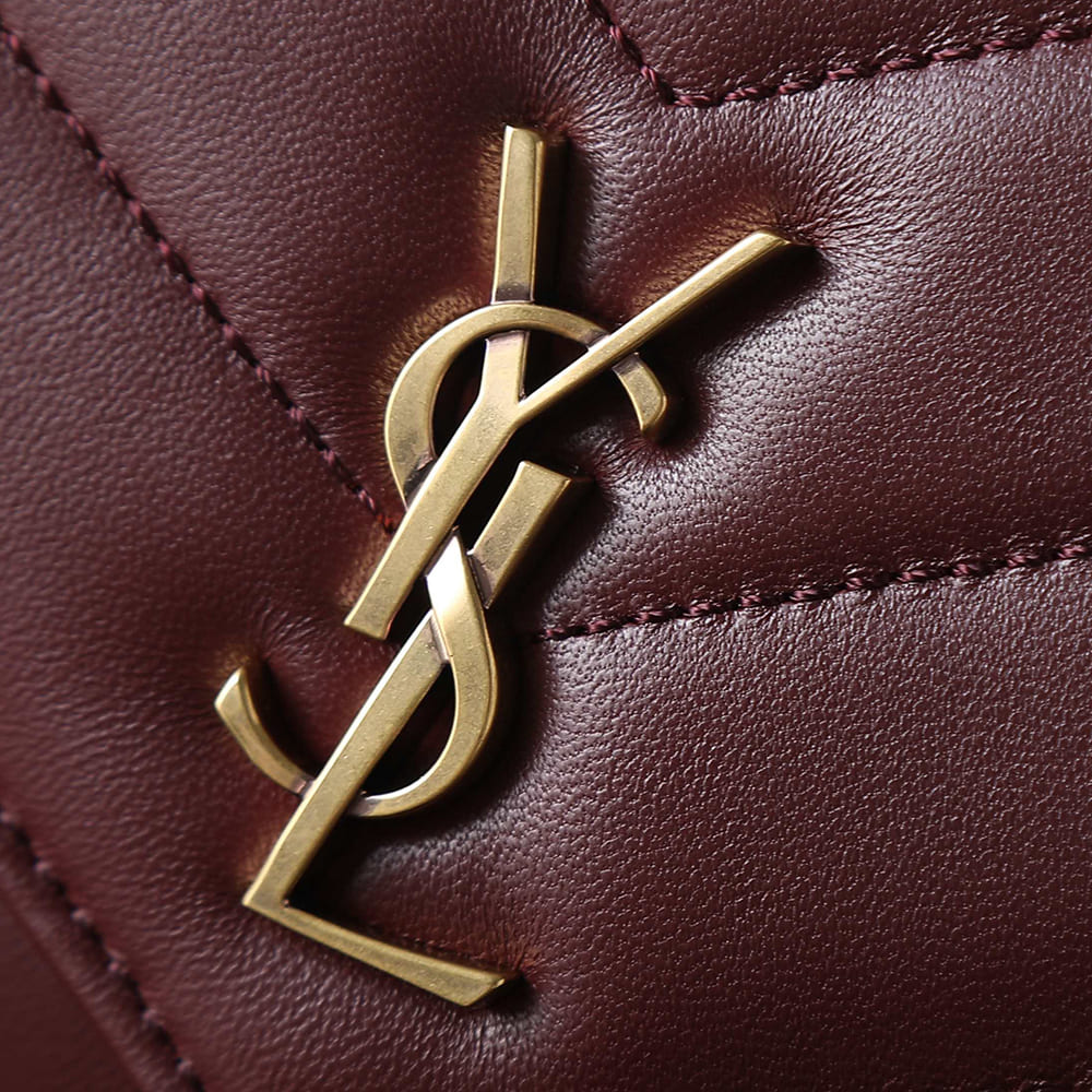 Y51 LOULOU toy crossbody in MATELASSE lambskin