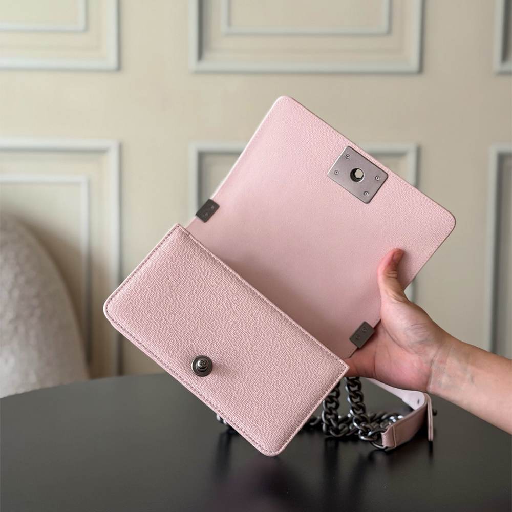 Ch**el Small BOY Ch**el Handbag(HIGH-END GRADE)