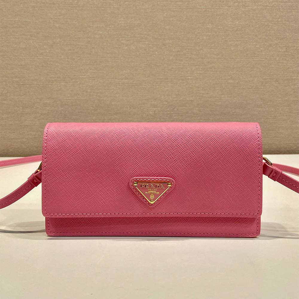 Pra*a Saffiano leather mini-bag(HIGH-END GRADE)