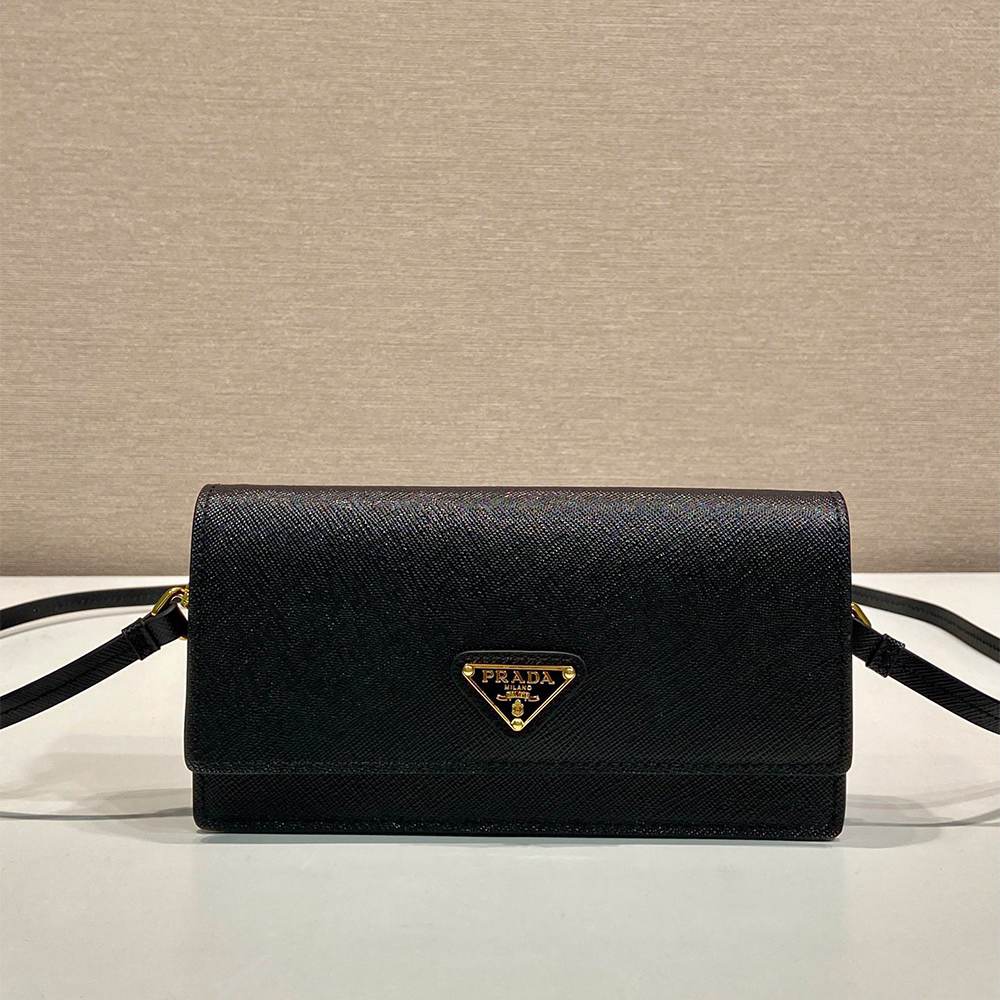Pra*a Saffiano leather mini-bag(HIGH-END GRADE)