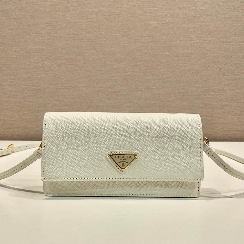 Pra*a Saffiano leather mini-bag(HIGH-END GRADE)
