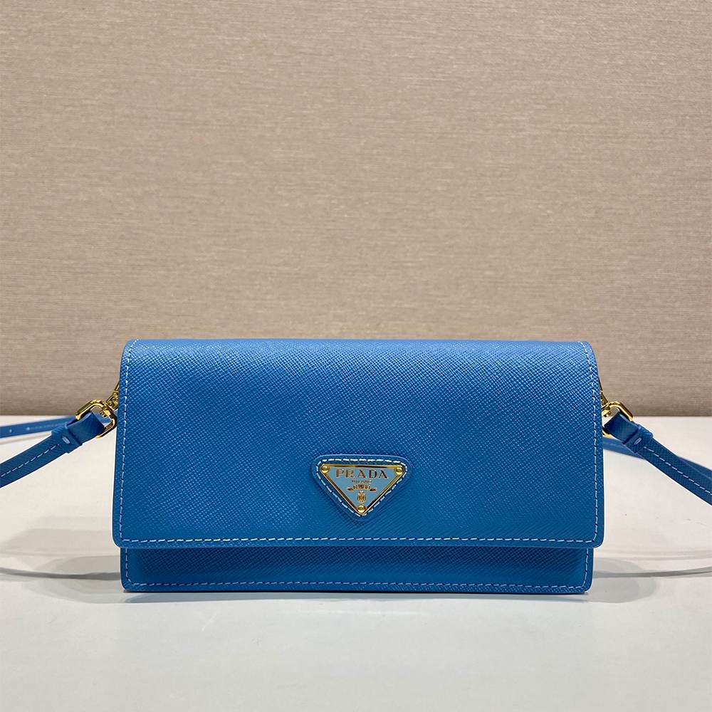 Pra*a Saffiano leather mini-bag(HIGH-END GRADE)
