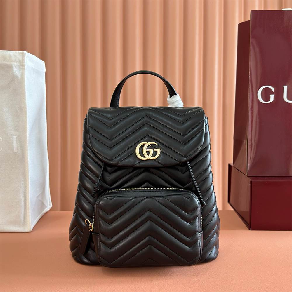 GG Marmont small backpack(HIGH-END GRADE)