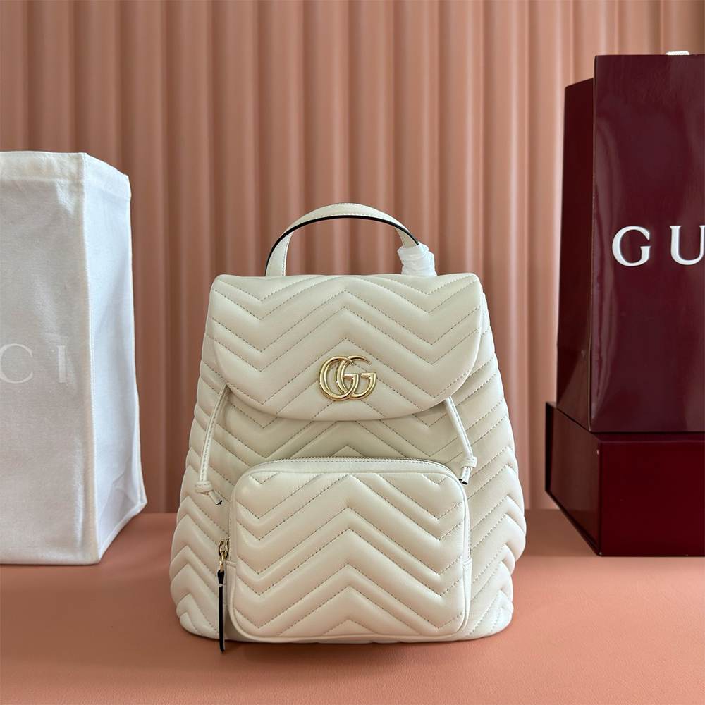 GG Marmont small backpack(HIGH-END GRADE)