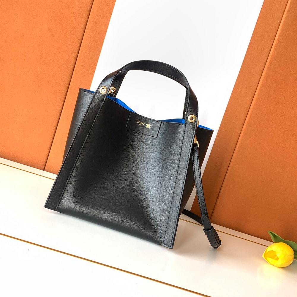 Ce1i*e SMALL CUBE BAG IN S*pPLE CALFSKIN(HIGH-END GRADE)