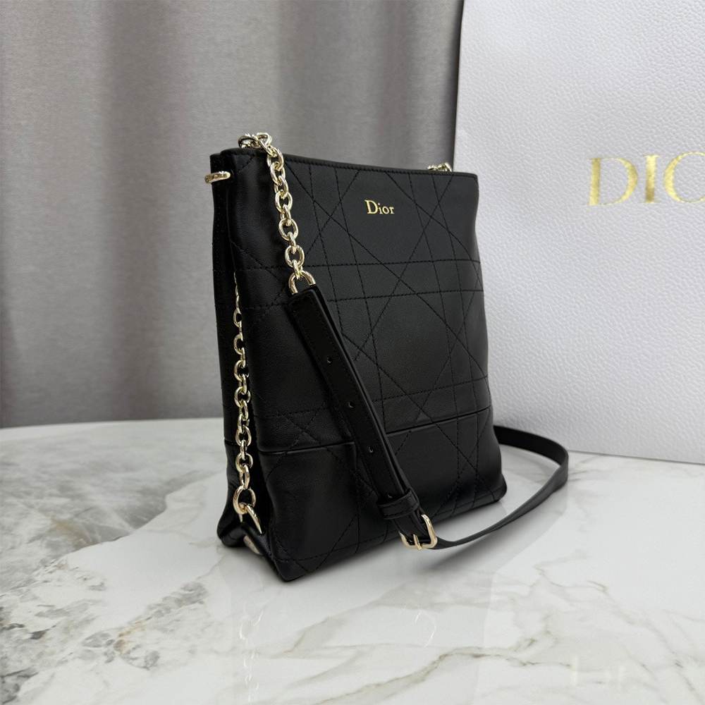 Small Vertical D10r Trianon Bag with Chain
