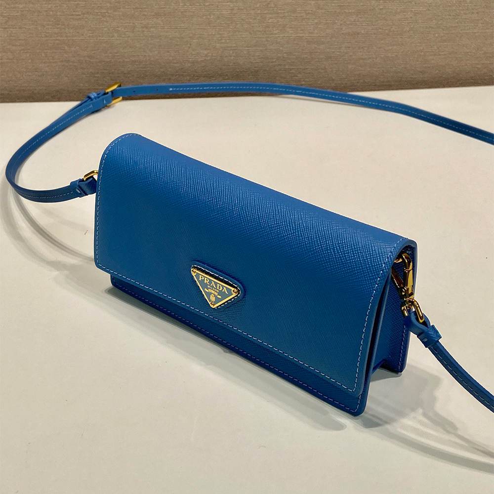 Pra*a Saffiano leather mini-bag(HIGH-END GRADE)