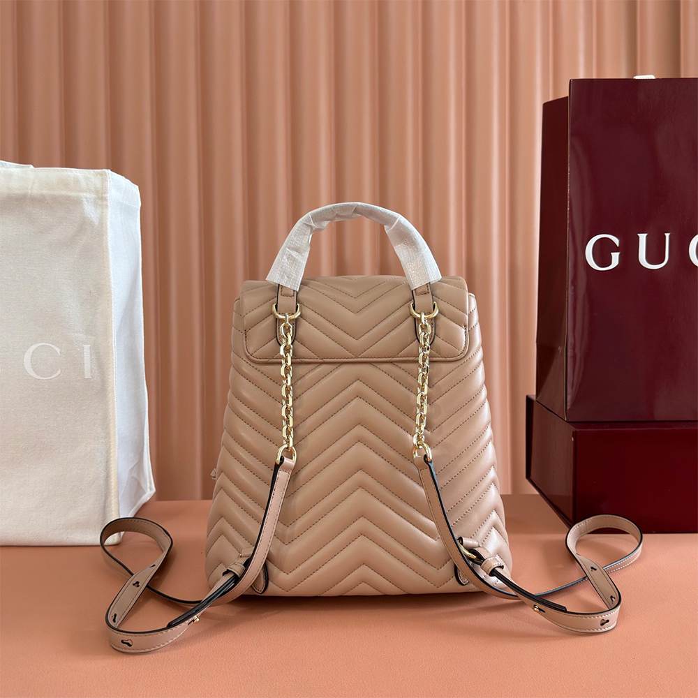 GG Marmont small backpack(HIGH-END GRADE)