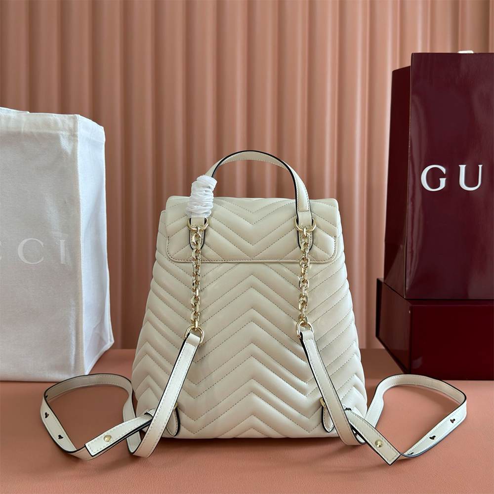 GG Marmont small backpack(HIGH-END GRADE)