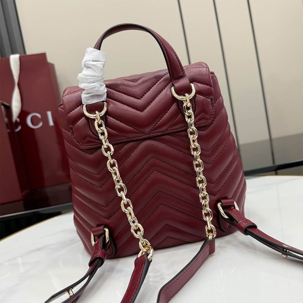GG Marmont mini backpack(HIGH-END GRADE)