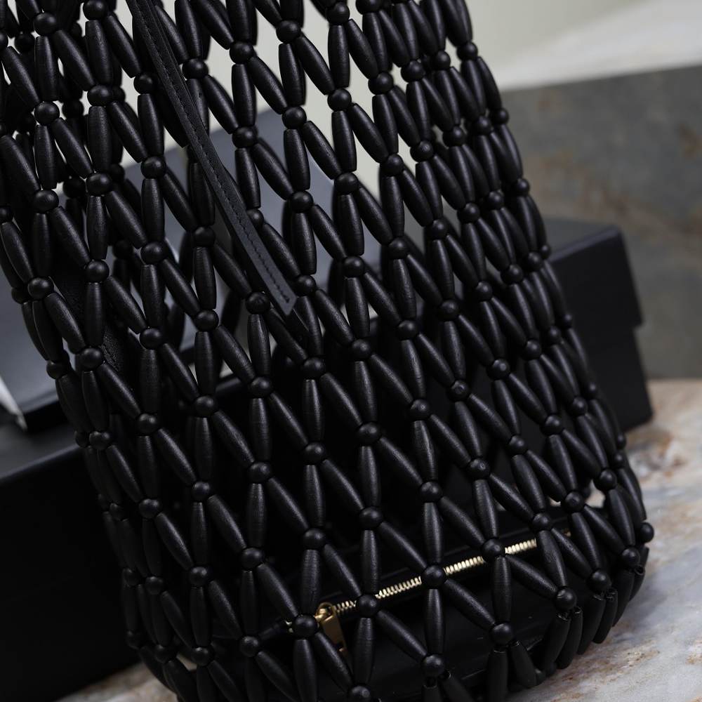 Y51 S*pple bucket in wood beads(HIGH-END GRADE)