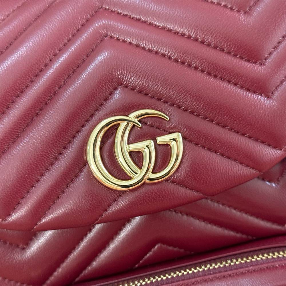 GG Marmont small backpack(HIGH-END GRADE)