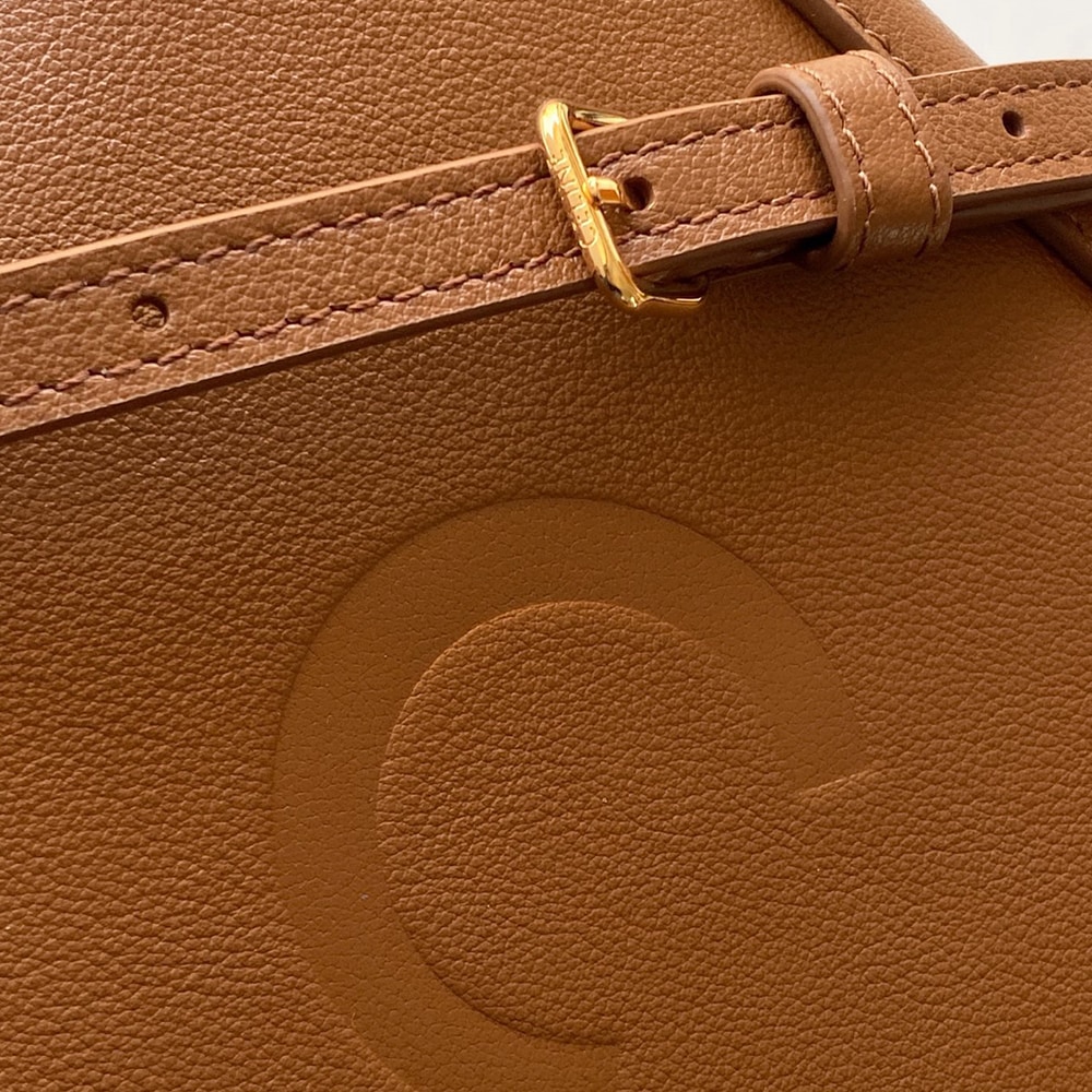 Ce1i*e SMALL CUBE BAG IN S*pPLE CALFSKIN(HIGH-END GRADE)