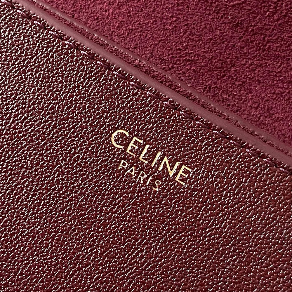 Ce1i*e LITTLE HALFMOON SOFT TRIOMPHE IN S*pPLE SHINY LAMBSKIN(HIGH-END GRADE)