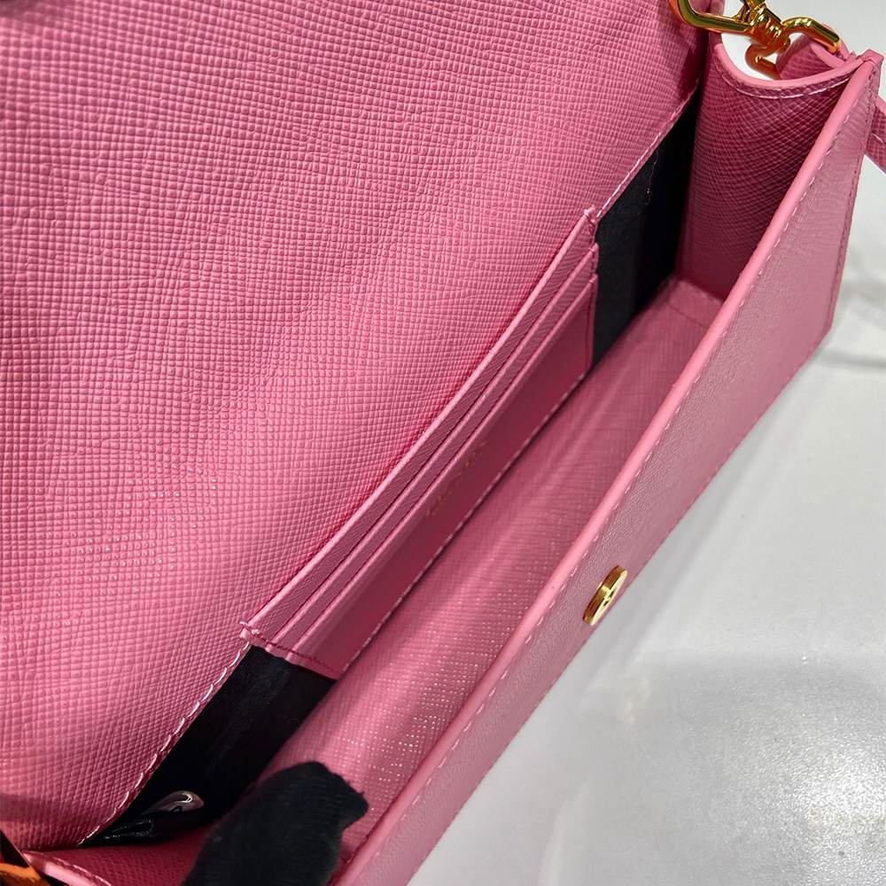 Pra*a Saffiano leather mini-bag(HIGH-END GRADE)