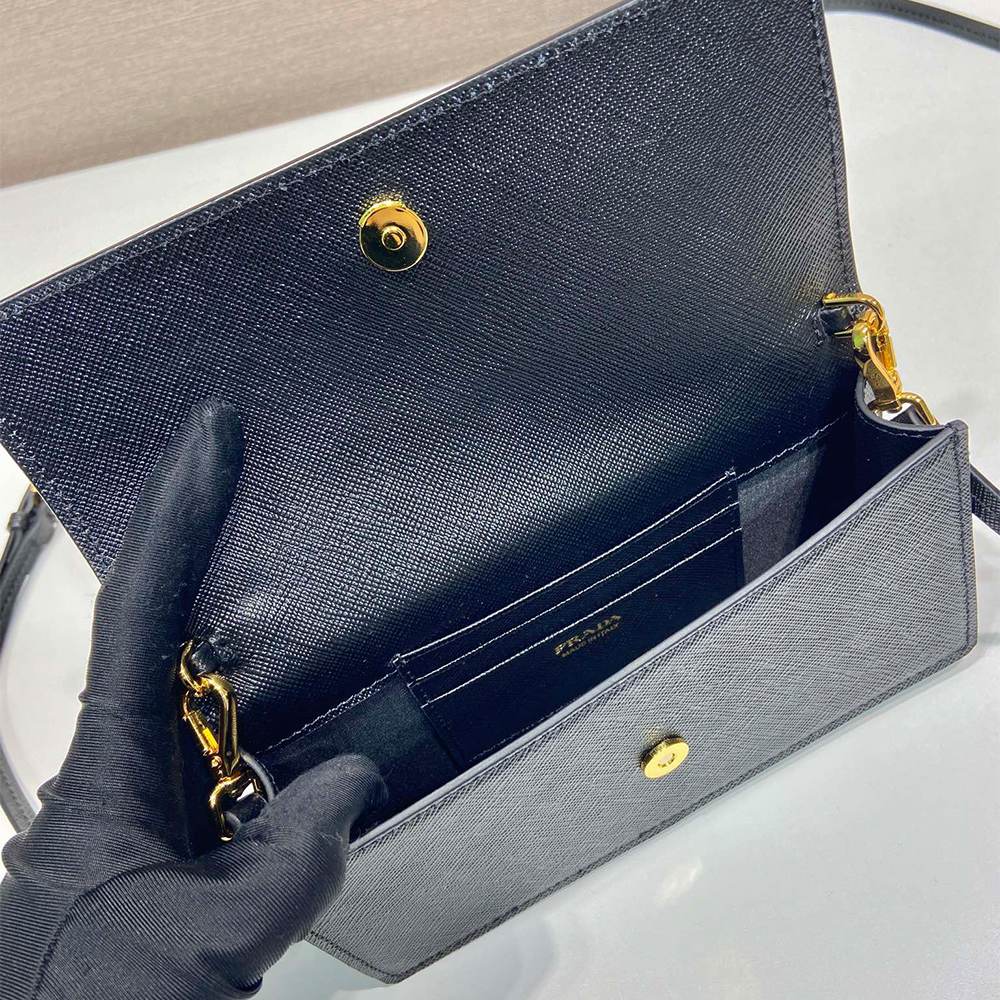 Pra*a Saffiano leather mini-bag(HIGH-END GRADE)