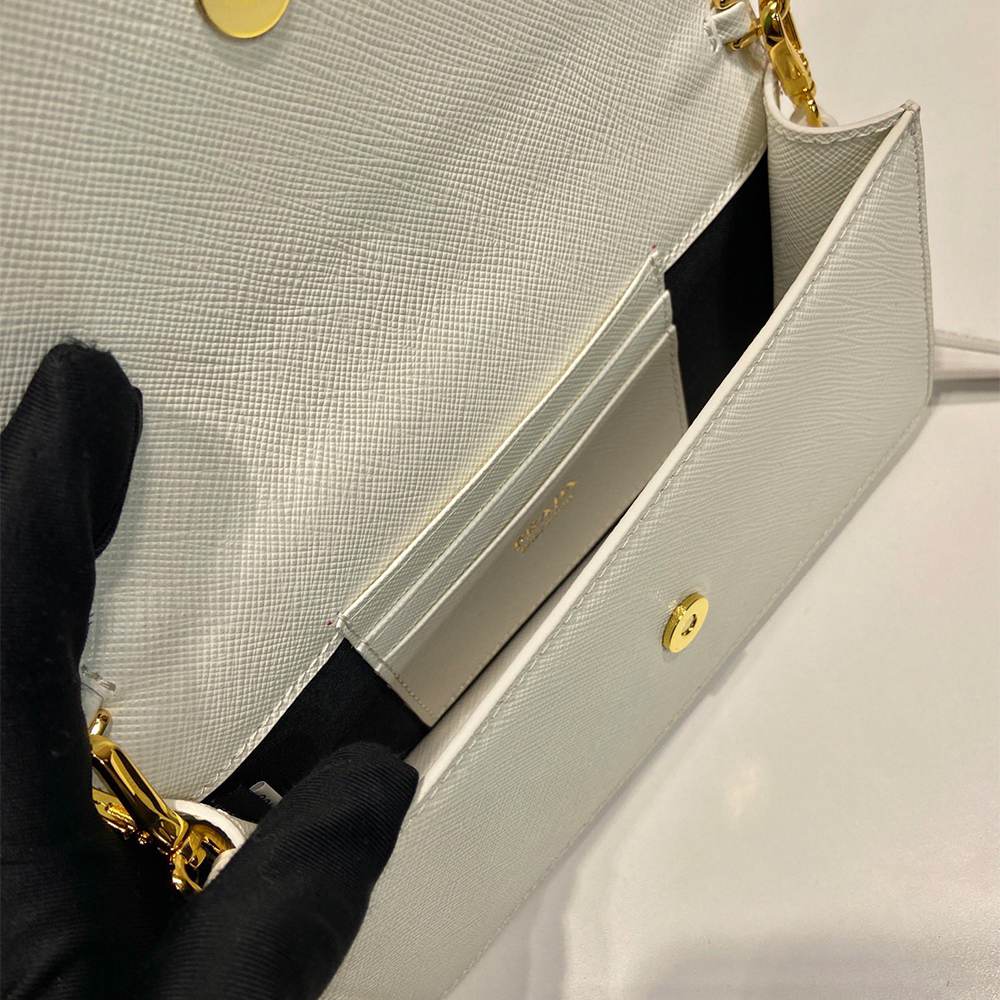 Pra*a Saffiano leather mini-bag(HIGH-END GRADE)