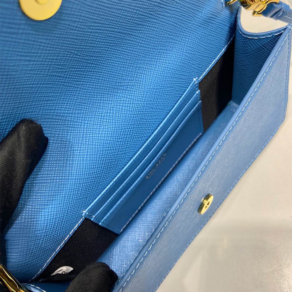 Pra*a Saffiano leather mini-bag(HIGH-END GRADE)