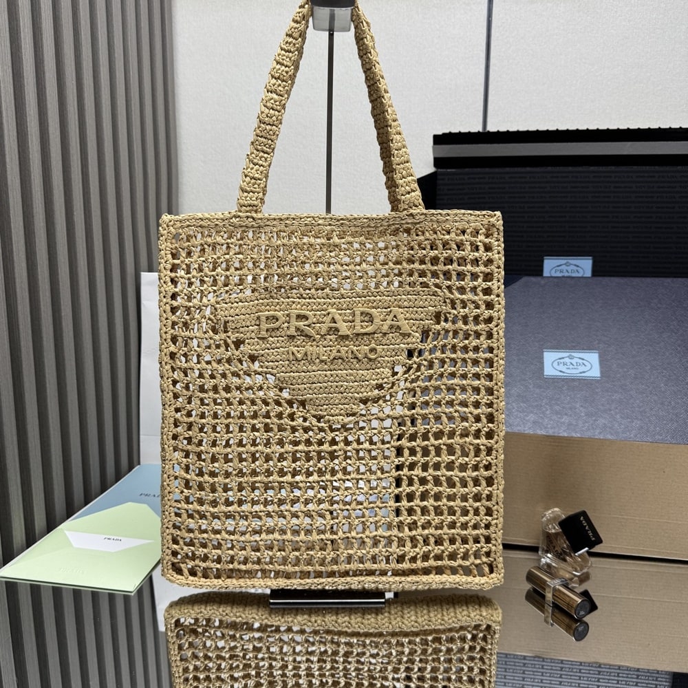 Pra*a Crochet tote bag(HIGH-END GRADE)