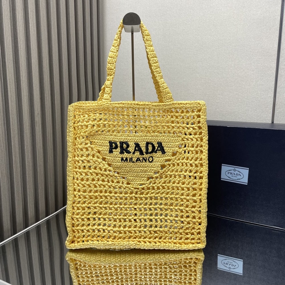 Pra*a Crochet tote bag(HIGH-END GRADE)