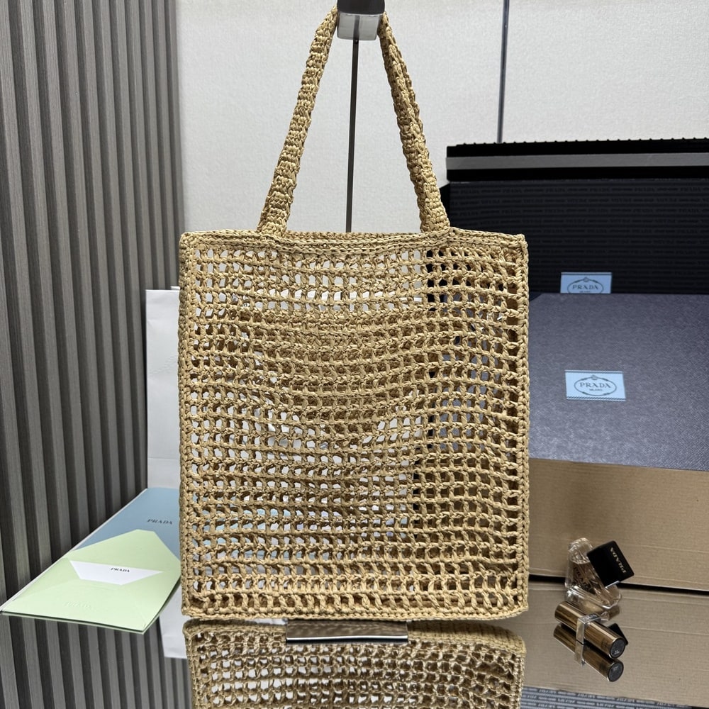 Pra*a Crochet tote bag(HIGH-END GRADE)