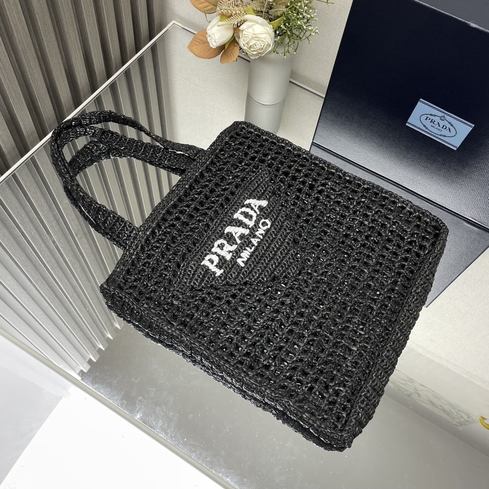 Pra*a Crochet tote bag(HIGH-END GRADE)