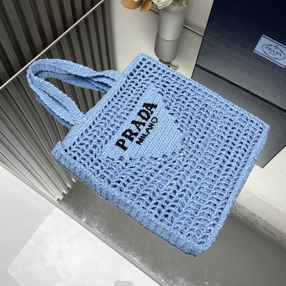 Pra*a Crochet tote bag(HIGH-END GRADE)