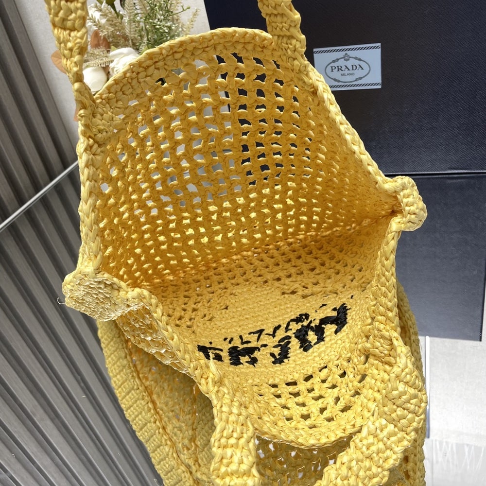 Pra*a Crochet tote bag(HIGH-END GRADE)